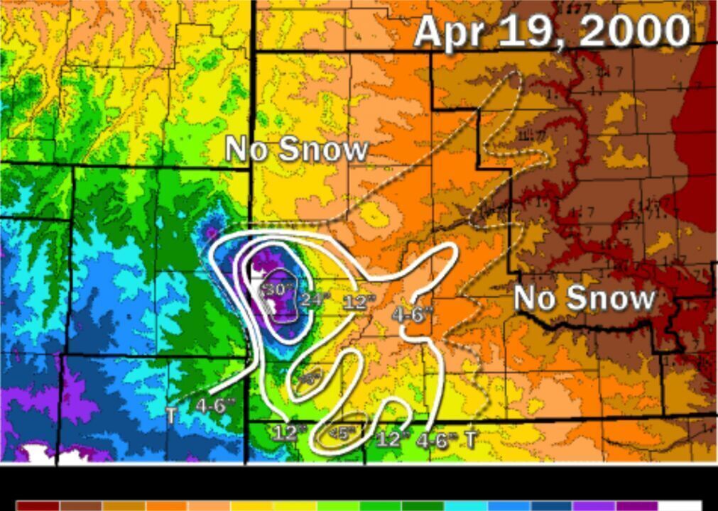 2000: Holy Week Blizzard
